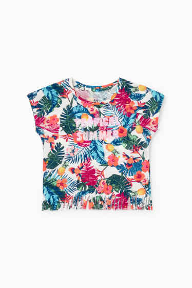 Bambine - T-shirt - bianco crema