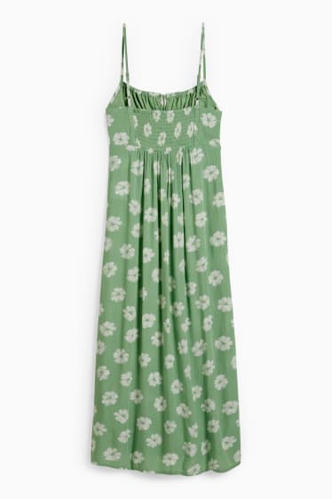Dona - CLOCKHOUSE - vestit - de flors - verd