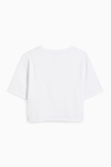 Femmes - CLOCKHOUSE - T-shirt court - blanc
