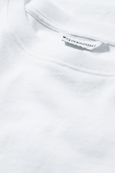 Femmes - CLOCKHOUSE - T-shirt court - blanc