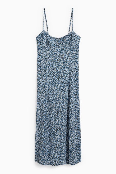Damen - CLOCKHOUSE - Kleid - geblümt - blau