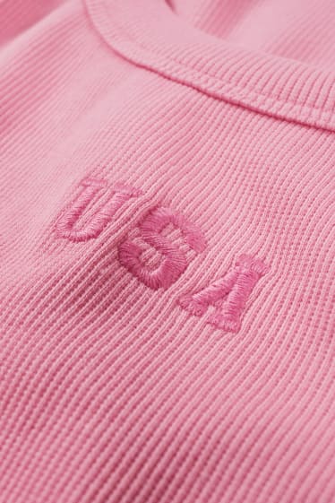 Damen - CLOCKHOUSE - Crop Top - pink