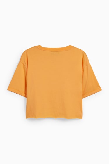 Damen - CLOCKHOUSE - Crop T-Shirt - orange