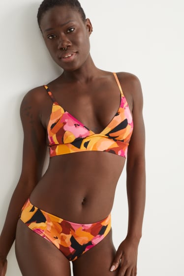Dona - Top de biquini - triangular - enconxat - LYCRA® XTRA LIFE™ - fúcsia