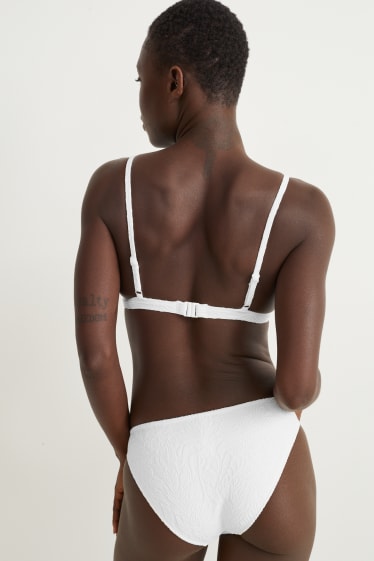 Femmes - Haut de bikini - triangles - ampliforme - LYCRA® XTRA LIFE™ - blanc crème