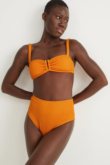 Damen - Bikini-Top - Bandeau - wattiert - LYCRA® XTRA LIFE™ - orange
