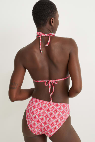 Kobiety - Góra od bikini - trójkątne miseczki - wyściełana - LYCRA® XTRA LIFE™ - różowy