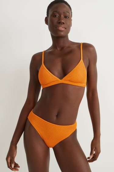 Dames - Bikinitop - triangel - voorgevormd - LYCRA® XTRA LIFE™ - oranje