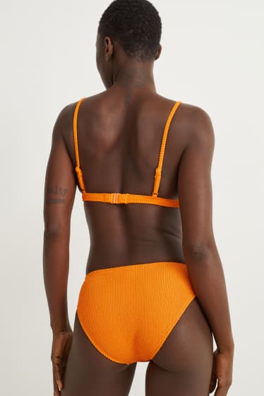 Dámské - Spodní díl bikin - mid waist - LYCRA® XTRA LIFE™ - oranžová