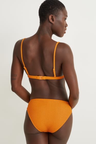 Kobiety - Góra od bikini - trójkątne miseczki - wyściełane - LYCRA® XTRA LIFE™ - pomarańczowy