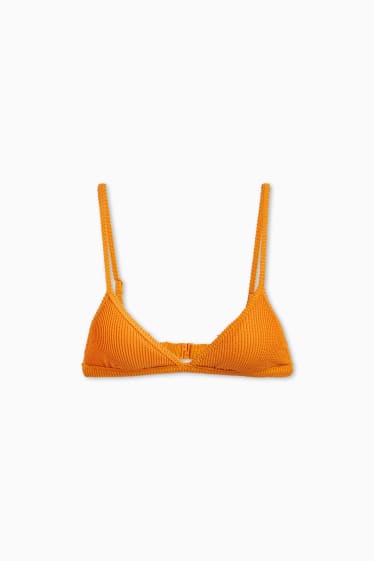 Mujer - Top de bikini - triangular - con relleno - LYCRA® XTRA LIFE™ - naranja