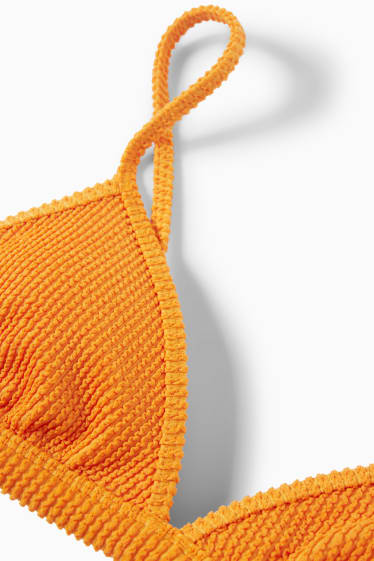 Mujer - Top de bikini - triangular - con relleno - LYCRA® XTRA LIFE™ - naranja