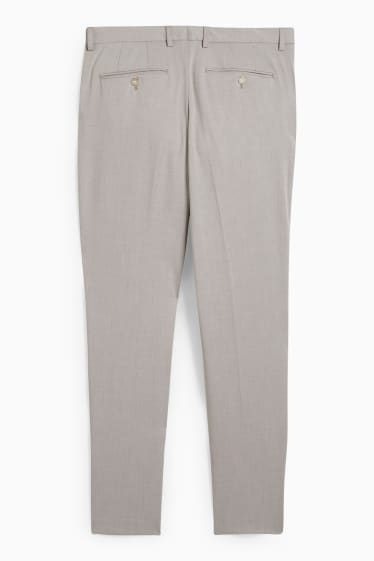 Heren - Broek uit het combi-systeem - slim fit - beige