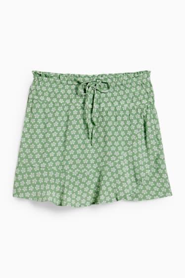 Damen - CLOCKHOUSE - Skort - geblümt - grün