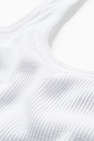 Damen - CLOCKHOUSE - Crop Top - weiss