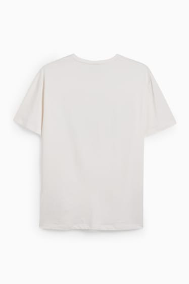 Hombre - Camiseta - blanco roto