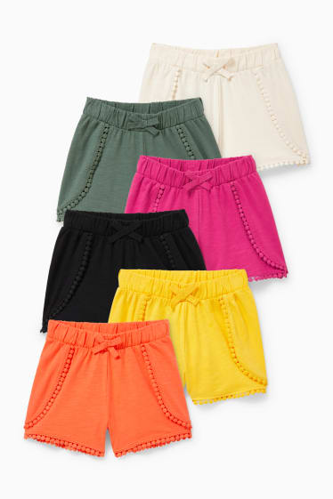 Nena - Paquet de 6 - pantalons curts - taronja