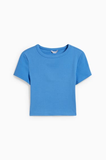 Women - CLOCKHOUSE - cropped top - blue