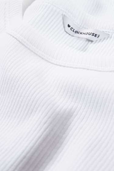 Dona - Top crop - blanc