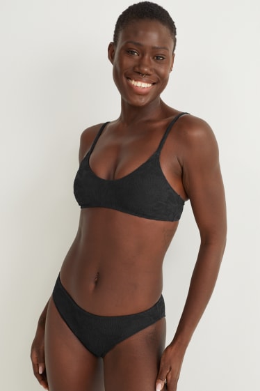 Donna - Slip bikini - vita bassa - LYCRA® XTRA LIFE™ - nero