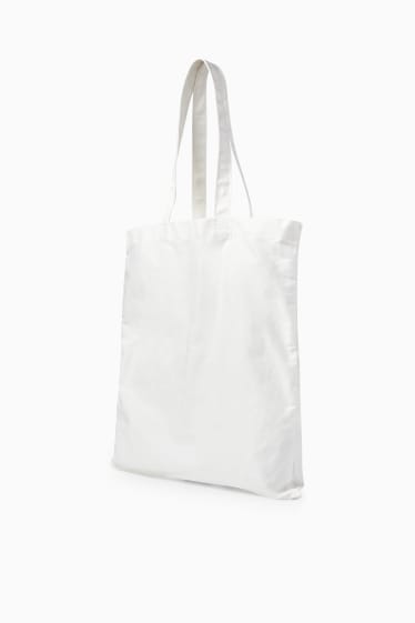 Femmes - CLOCKHOUSE - sac de jute - blanc crème