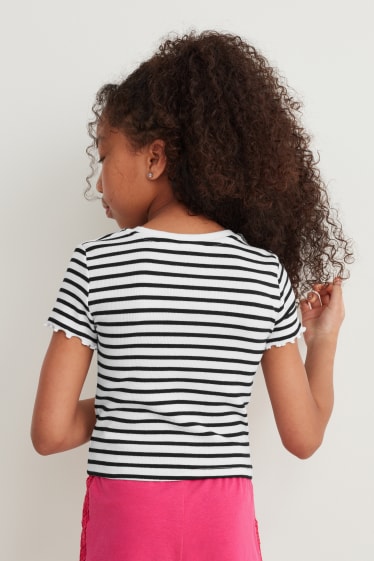 Enfants filles - Lot de 3 - T-shirts - blanc