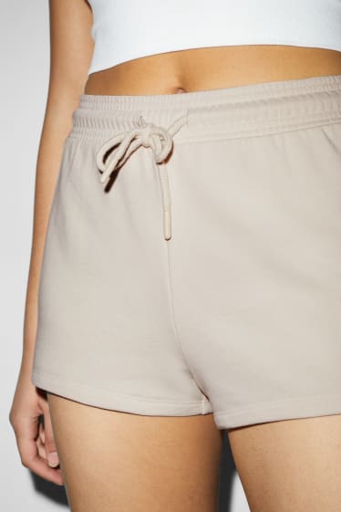 Dona - CLOCKHOUSE - pantalons curts de xandall - beix clar