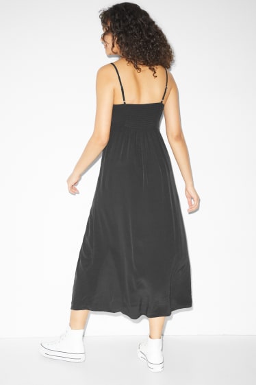 Women - CLOCKHOUSE - column dress - black