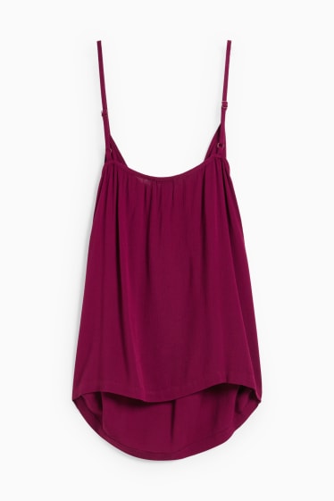 Women - Pyjama top - bordeaux