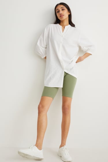 Femmes - Lot de 2 - cyclistes basiques - LYCRA® - vert