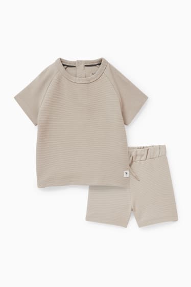 Bébés garçons - Ensemble bébé - 2 pièces - gris