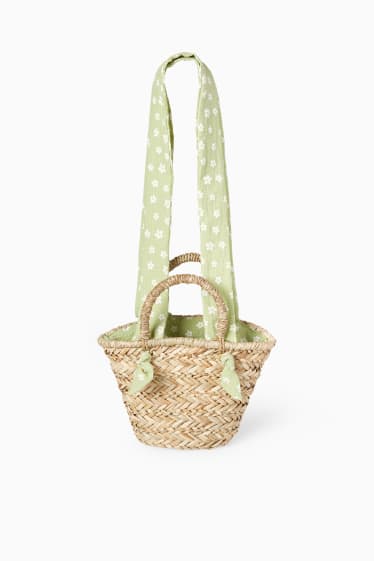 Femmes - CLOCKHOUSE - sac en bandoulière en paille - beige