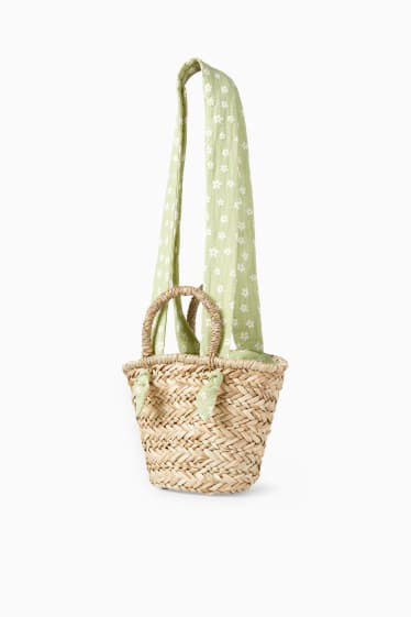 Femmes - CLOCKHOUSE - sac en bandoulière en paille - beige
