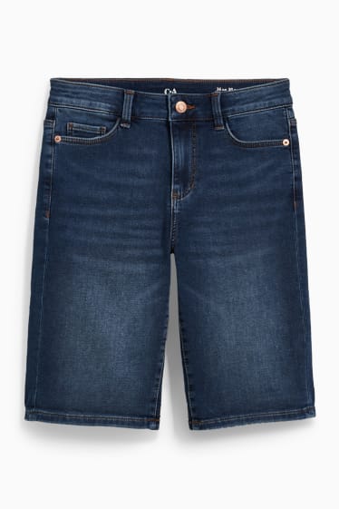 Donna - Bermuda di jeans - vita media - jog denim - LYCRA® - jeans blu