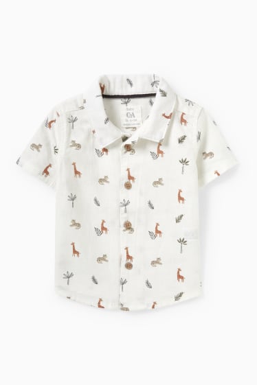 Nadó nen - Camisa per a nadó - estampada - blanc