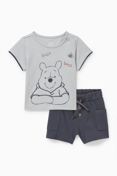 Neonati - Winnie the Pooh - completo per neonati - 2 pezzi - grigio