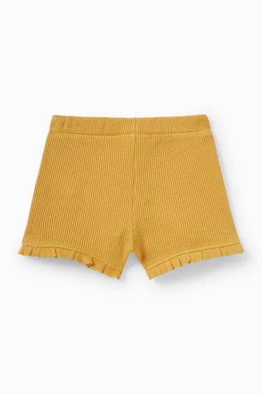 Baby: meisjes - Babyshort - geel