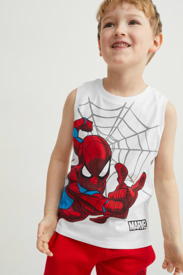 Children - Multipack of 2 - Spider-Man - vest - white