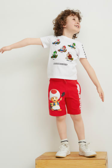 Enfants garçons - Lot de 5 - Super Mario Bros. - Bermudas - bleu foncé
