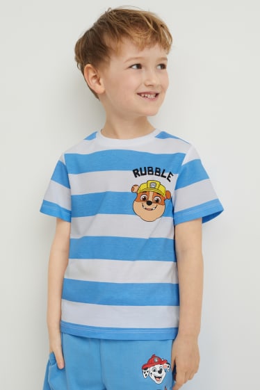 Kinderen - Set van 5 - Paw Patrol - T-shirt - donkerblauw