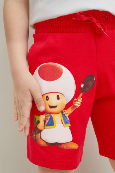 Enfants garçons - Lot de 5 - Super Mario Bros. - Bermudas - bleu foncé