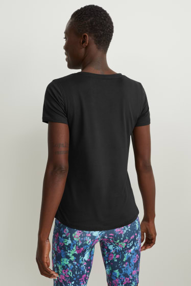 Damen - Funktions-Shirt - 4 Way Stretch - schwarz