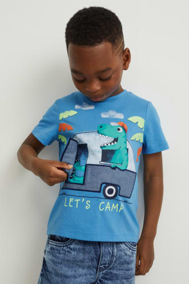 Kinderen - Set van 2 - T-shirt - lichtblauw