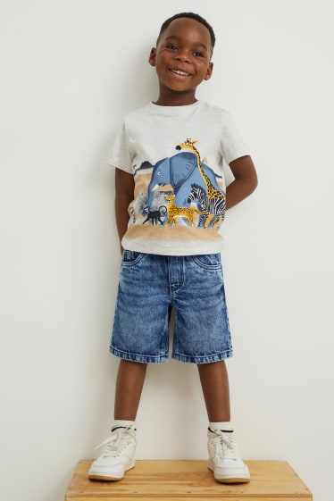 Kinder - Jeans-Shorts - helljeansblau