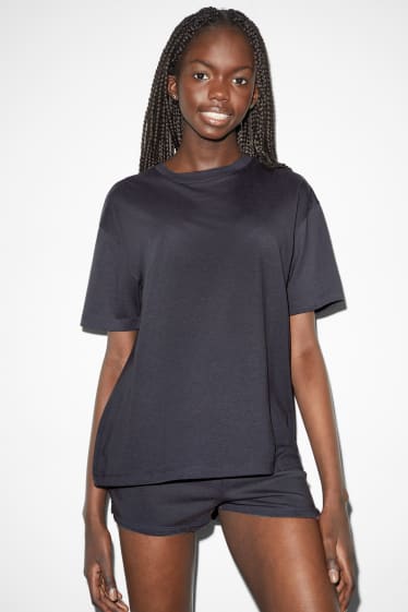 Donna - CLOCKHOUSE - t-shirt - grigio scuro