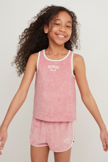 Enfants filles - Haut éponge - rose foncé