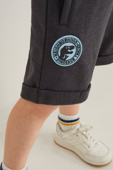 Kinder Jungen - Jurassic World - Set - Kurzarmshirt und Sweatshorts - weiss
