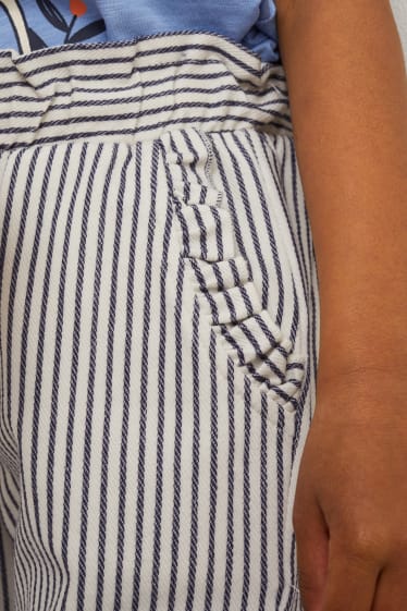 Enfants filles - Pantalon - à rayures - blanc crème