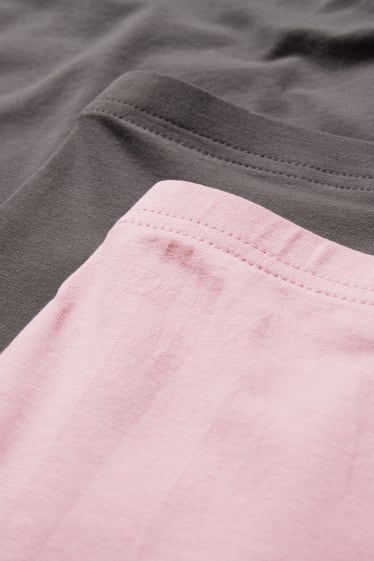 Damen - Multipack 2er - Umstands-Radlerhose - pink
