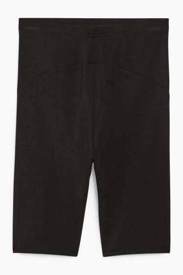 Damen - Umstands-Radlerhose - schwarz